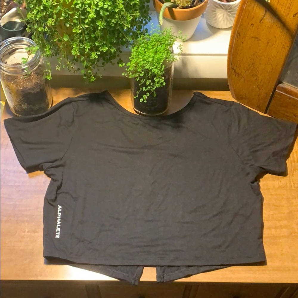 NWT CROPPED ALPHALETE CROPPED TOP